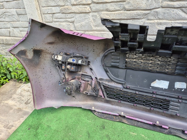 фото №10, Peugeot 107 рестайлінг 12- бампер передній перед 521190h120