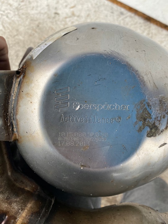 фото №14, Глушитель конечный левый выхлоп активный audi q5 sq5 8r