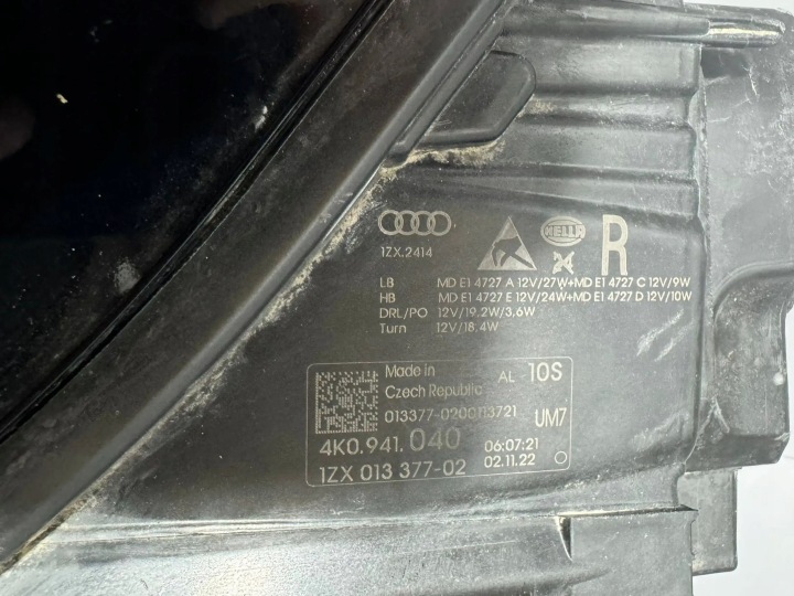 фото №11, Audi a6 c8 фара права перед передня повний led matrix 4k0941040