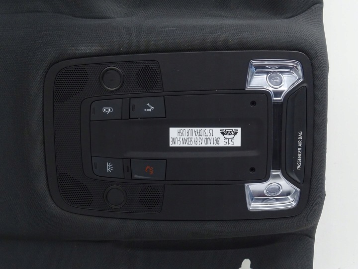 фото №11, Kpl чёрная потолок + оборудование audi a3 8y sedan s-line 8y5867505a