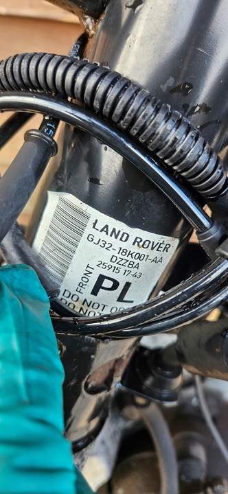 фото №12, Range rover evoque i рестайлинг 2.0d амортизатор поворотный кулак суппорт gj32-18k001-aa