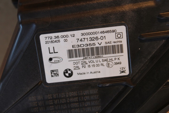 фото №14, Фара передня перед комплект jak нове оригінал usa bmw 7 g11 g12