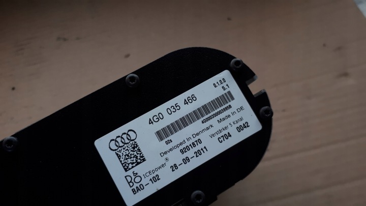 фото №7, A7 4g підсилювач bang olufsen 4g0035466 a6 c7 4g