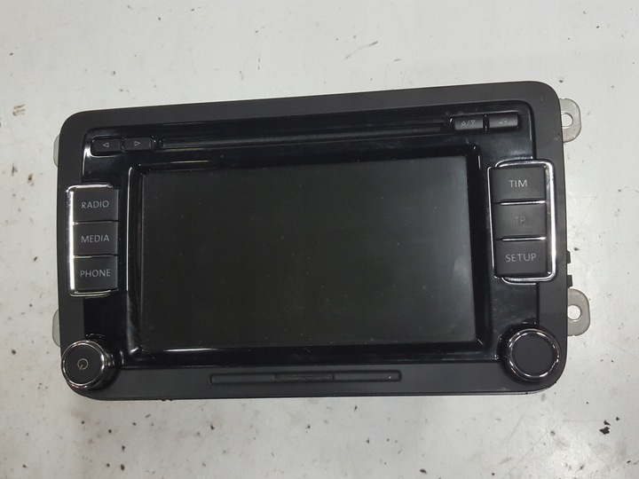 фото №1, Skoda superb 2 ii 08r- радіо cd радіопрогравач 3t0035156b