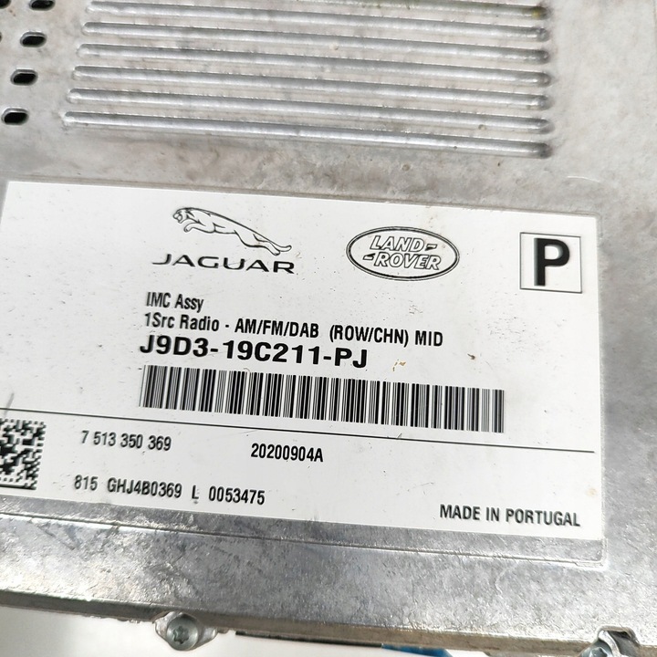 фото №6, Land rover range rover sport l494 2018 панель / радиопроигрыватель cd/dvd/gps