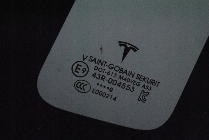 фото №5, Tesla модель x 2020 стекло кузовная задняя