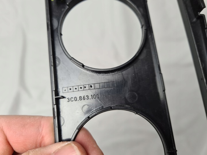 фото №11, Планка dekor рамка радіо клімат vw passat b6