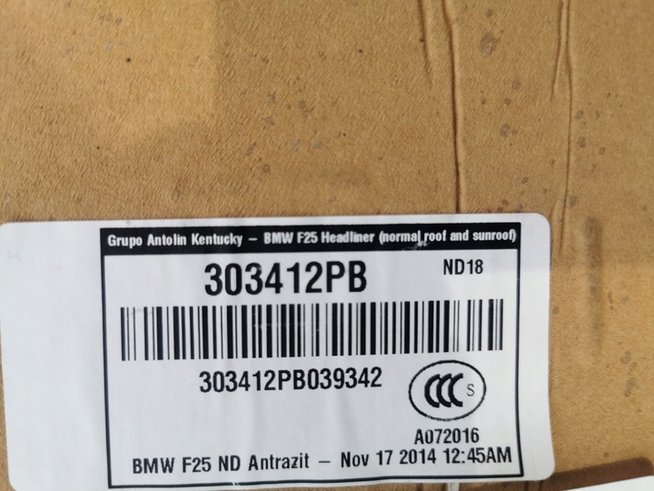 фото №11, Bmw x5 потолок m набор чёрная европа