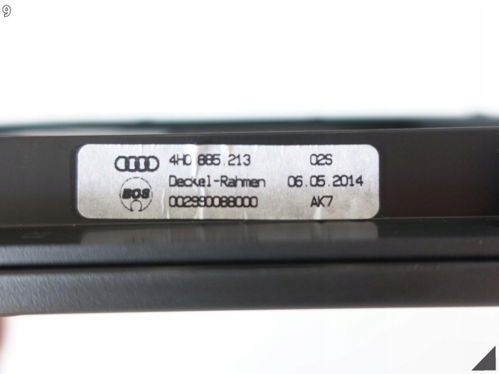 фото №10, Audi a8 s8 4h0 d4 рестайлинг 09-17 защита крышка бардачка задней стены багажника