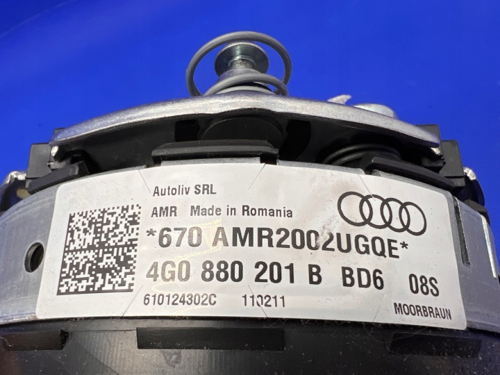 фото №6, Audi a6 a7 c7 4g подушка водителя подушка 4g0880201b коричневый