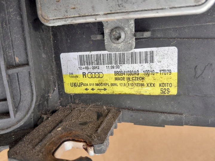 фото №8, Лампи перед ліва+ права kpl ксенон led audi q5 8r 08-12r uk