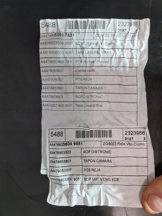 фото №16, Mercedes vito v-klasa w447 zderazak перед переднє a4478804603