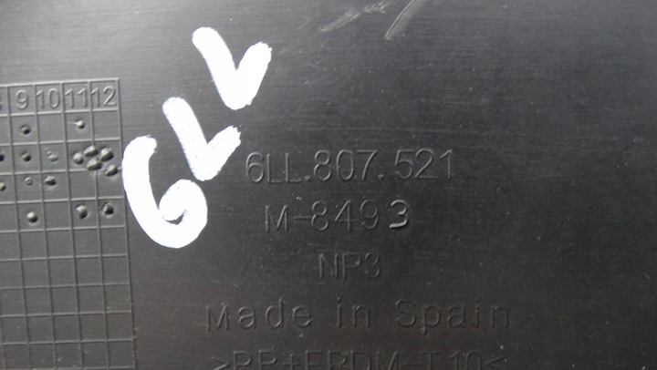 фото №9, Диффузор накладка бампера зад 6ll807521 seat ibiza iii cupra новый