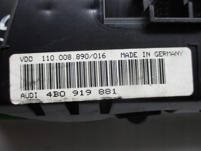 фото №8, Audi a6 c5 tdi спідометр  прилади 4b0919881