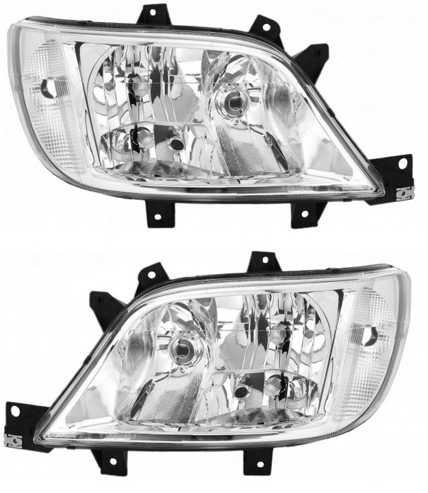 фото №1, Mercedes sprinter 03- фара лампа передня l+p