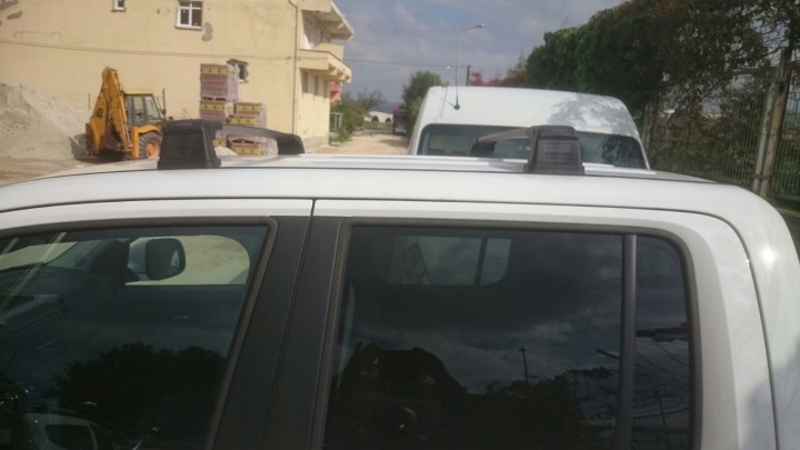 фото №8, Vw volkswagen amarok 2010-2020 рейлінги дахові багажник балка чорні