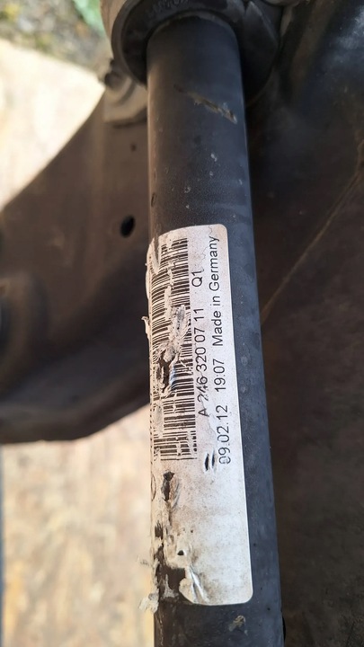 фото №6, Колыбель тележка подрамник a2466200087 mercedes gla w156 cla w117 w176 w246