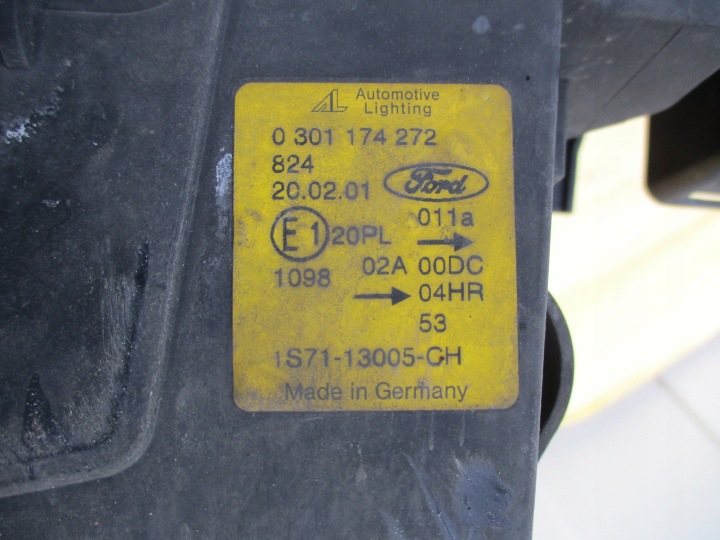 фото №6, Ford mondeo mk3 фара передняя левая 1s71-13005-ch