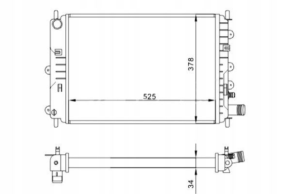 фото №2, Радиаторов escort 1.8 2.0 92- hart