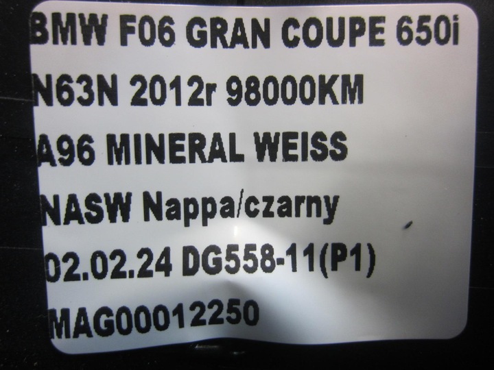 фото №14, Bmw f06 f10 f13 f12 дзеркало внутрішні 51169345380 led gto fla ec 9345380