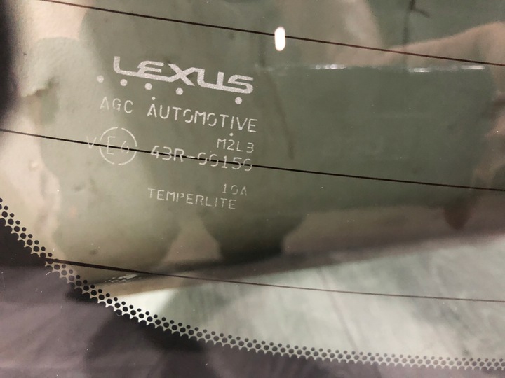 фото №4, Lexus es 2019- стекло зад оригинал