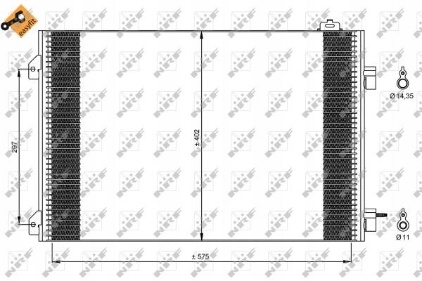 фото №16, Радиаторов кондиционера renault clio 01- 1.5 dci