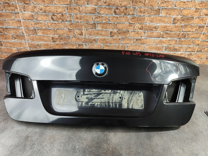 фото №1, Крышка зад задняя багажника bmw 5 f10 чёрный sapphire 475