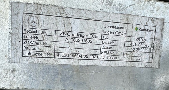 фото №9, Mercedes c клас 206 w206 pas переднє комплект підсилювач 63 amg 63 s e