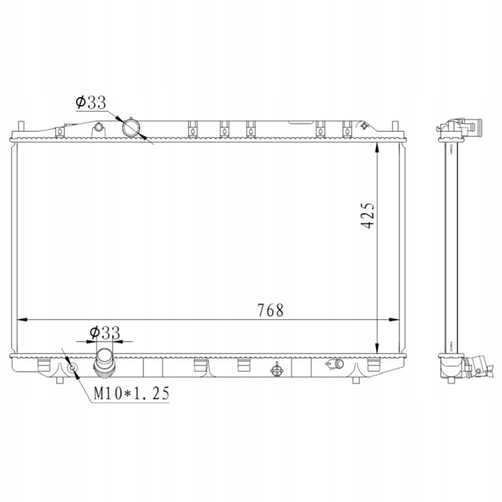 фото №1, Радиаторов воды honda accord viii 08-15 2.2