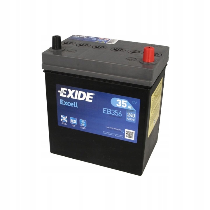 АКУМУЛЯТОР EXIDE EXCELL 35AH 240A P+
