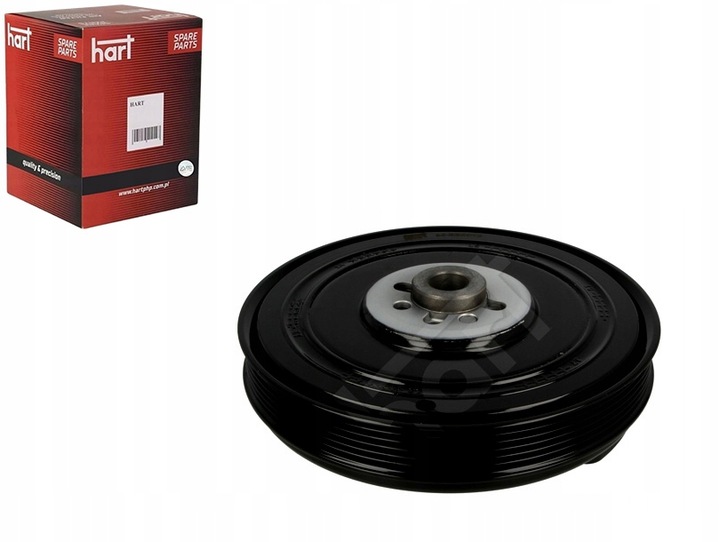 фото №1, Колесо ременное вала коленчатого vw t4 lt 2.4d 2.5tdi hart