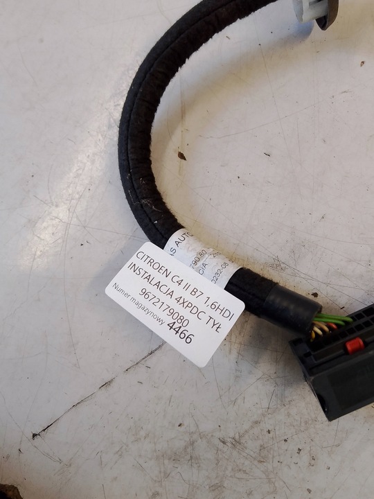 фото №6, Citroen c4 ii b7 1.6 hdi установка 4 x pdc зад 9672179080