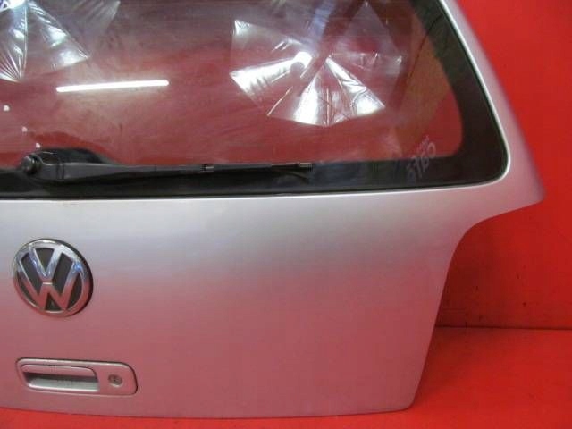 фото №7, Volkswagen vw polo 3 iii 6n 6n2 рестайлінг 99-01 кришка багажника зад срібна la7w