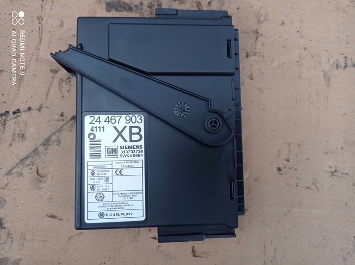фото №1, Модуль комфорту opel corsa c 24467903xb