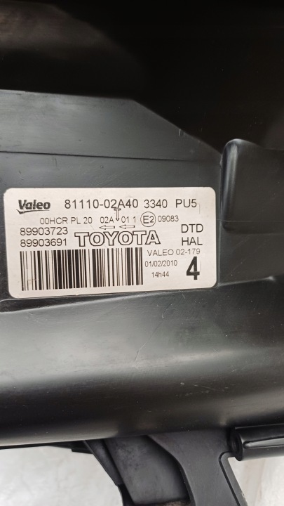 фото №16, Фара передня ліва+ права комплект toyota auris i 1 e15 рестайлінг valeo оригінал eur