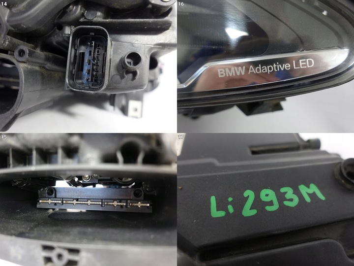 фото №15, Bmw 5 m5 f10 f11 13-17 lci рестайлінг адаптивний повний led лампа ліва перед європа