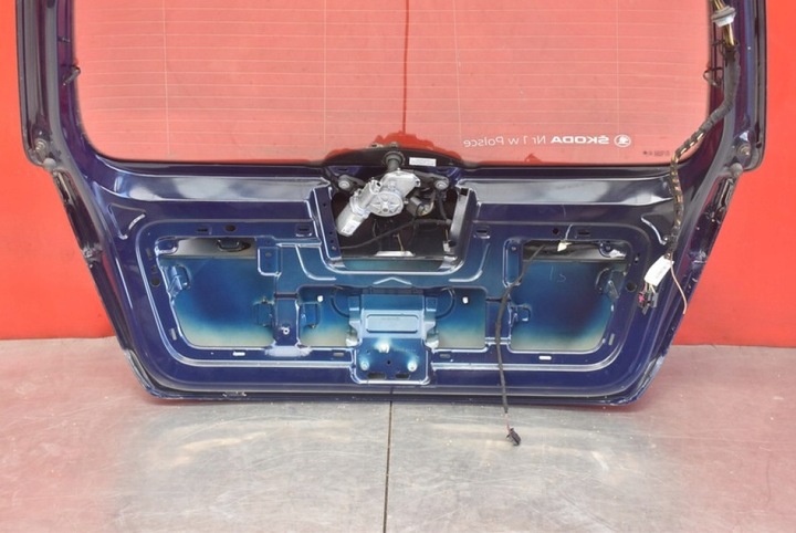 фото №15, Кришка багажника зад задня темно-синя skoda fabia 3 iii 5d hb 14-21