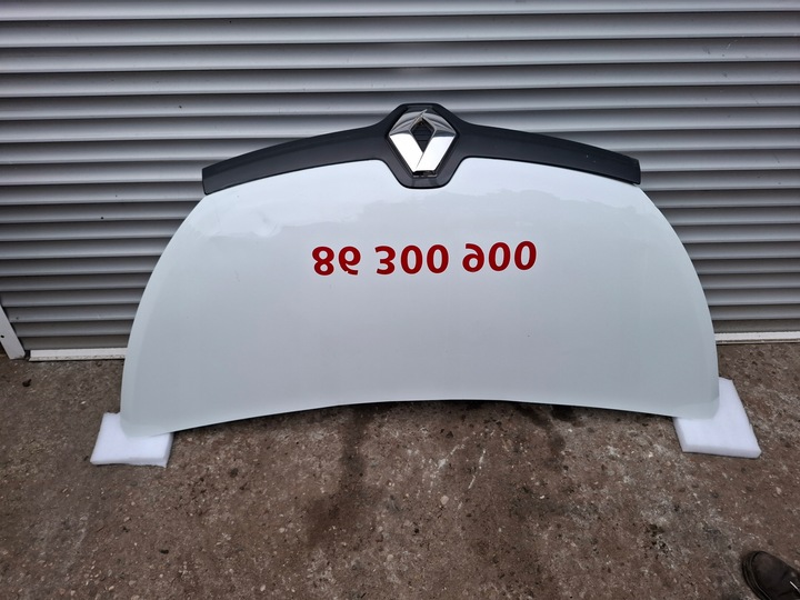 фото №12, Капот крышка передняя renault trafic iii белая