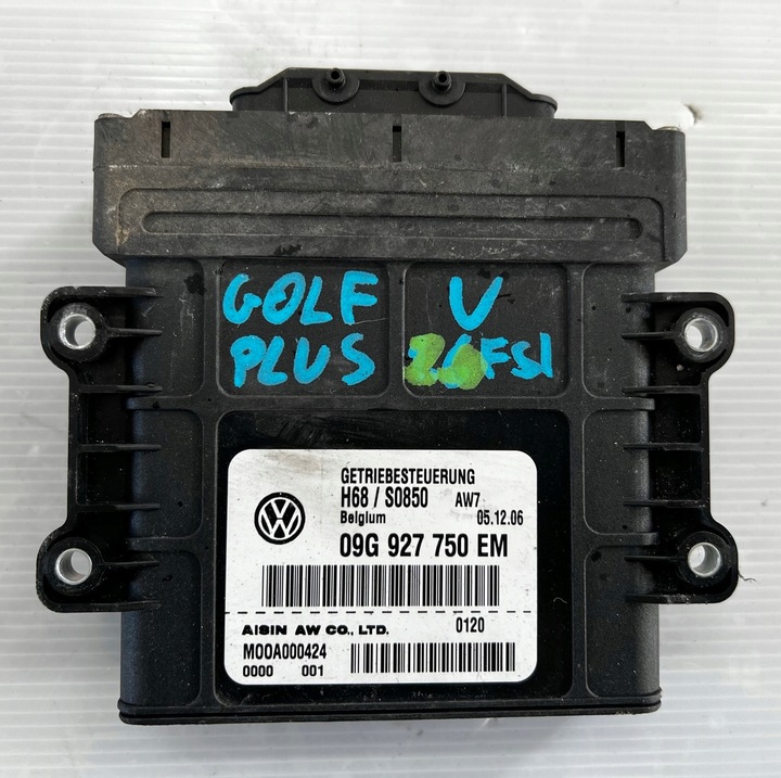фото №1, Golf v plus 2,0 fsi блок управления коробки 09g927750em