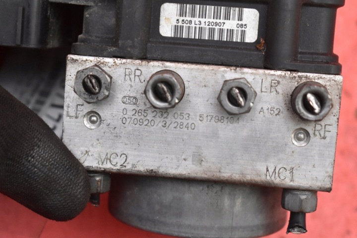 фото №7, Блок керування abs 51798104 0265232053 fiat grande punto 3 iii 1.3 75 km 05-10