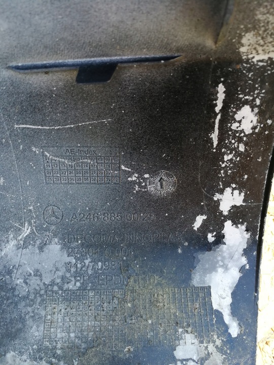 фото №14, Mercedes benz b клас w246 11- бампер зад задній a2468850025