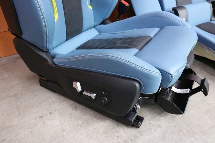 фото №7, Bmw m4 g82 салон сиденья диван обшивки память нагрев кожа yasmarinablau