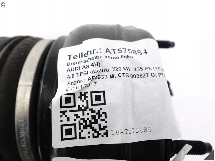 фото №9, Audi a8 s8 4h0 d4 підвішування пневматична амортизатор правий перед 110km