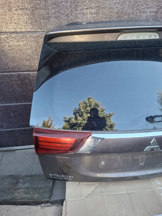 фото №6, Mitsubishi outlander iii 3 15-20 кришка багажника комплектна ідеальний стан c06 коричнева