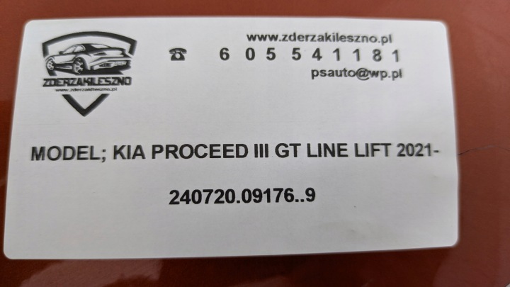 фото №13, Бампер передній kia proceed iii gt line рестайлінг 2021-