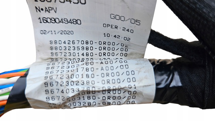 фото №10, Джгут установка консолі панелі peugeot 3008 i 1k609049480 9804267080 new