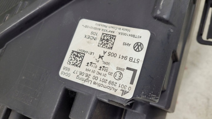 фото №7, Vw touran ii 2 15- 5tb левая передняя фара. перед фара 5tb941005a
