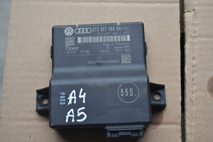 фото №1, Модуль шлюз 8t0907468aa audi a5 s5 купе