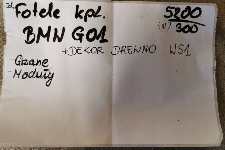 фото №15, Ідеальні сидіння підігрів dekor decory дерево модулі kpl. bmw x3 g01 1
