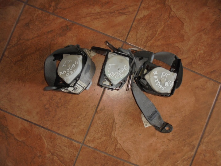 фото №1, Ременя безпеки зад mazda 6 03' 2.0b sedan